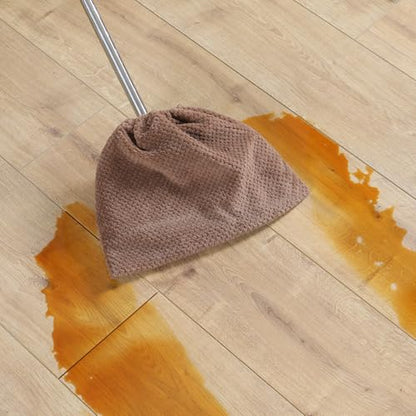 Healeved Reusable Broom Cover Cleaning Cloth for Sweeping Dust Hair and Water Stains Washable Floor Cleaning Tool for Home Hotel Restaurant Durable Replacement Mop Pad