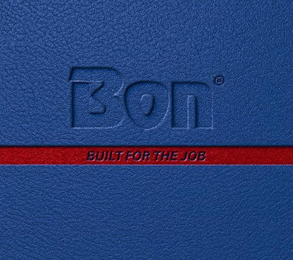 Bon Heavy Duty Rubber Pail with Pouring Lip 12 qt. Flexible Molded Construction Bucket Chemical Resistant 12 in. Diameter x 10 in. Deep