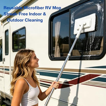 Mini Mop, Hands-Free One-Touch Pad Release, 360° Rotating Head, Wet & Dry, Extends Up to 48in Handle, Zero-Cost Old Cloth Compatible for Hardwood Floors, RV & Pet Hair - size: 48in mini dust mop