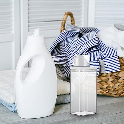Multi-Purpose Liquid Dispenser - Spill-Proof Silicone Seal for Fabric Softener, Dish Soap & Laundry Storage (L) - color: L