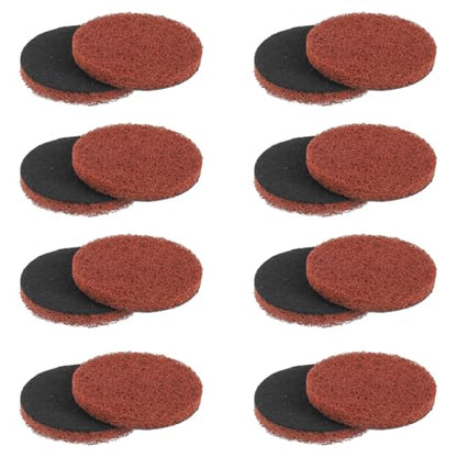 16pcs Heavy Duty Pads Electric Cleaning Brush Pad Set fit for Bosch Home/Garden 6033 Battery Cleaning Brush,Red - size: Red