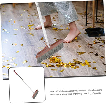 Long Handle Soft Broom Straw Dust Remover for Kitchen Hardwood Floor Cleaning