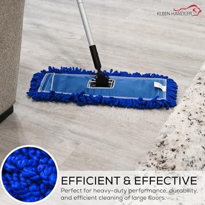 Kleen Handler 18 Inch Commercial Dust Mop Frame (12 Pack) - color: Steel Frame - 18 Inch, size: 12 Pack