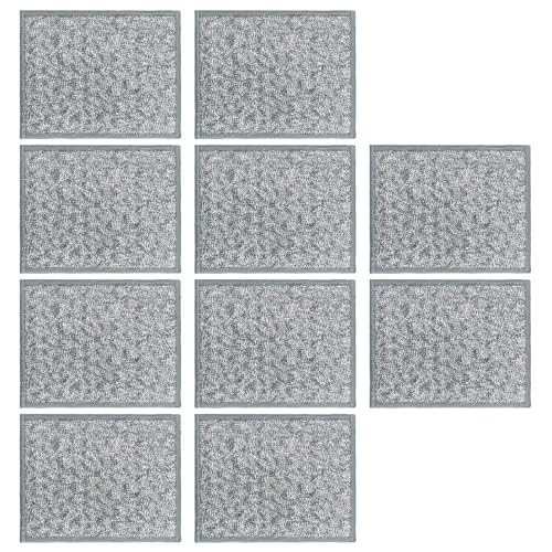 2 Two-Sided Scouring Pads, Safe AntiScratch Scrubber Cloths for Kitchen Utensils, Oven, Stovetop Cookware Scrubber - color: B