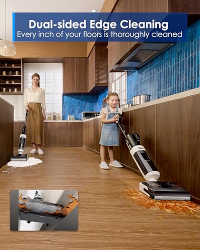 Tineco Wet Dry Vacuum Cleaners, Floor One Switch i5 Stretch Breeze 2-in-1 Cordless Vacuum for Multi-Surface, 20KPa Powerful Floor Cleaner Mop with Long Runtime - style: Floor One Switch i5 Stretch Breeze