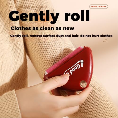Lint Roller, Good-Life Reusable Lint Roller, Portable Lint Remover, Washable, Eco-Friendly, Pet Hair Remover for Clothes, Furniture & Carpets, 4Pcs