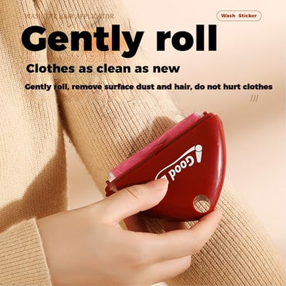 Lint Roller, Good-Life Reusable Lint Roller, Portable Lint Remover, Washable, Eco-Friendly, Pet Hair Remover for Clothes, Furniture & Carpets, 4Pcs