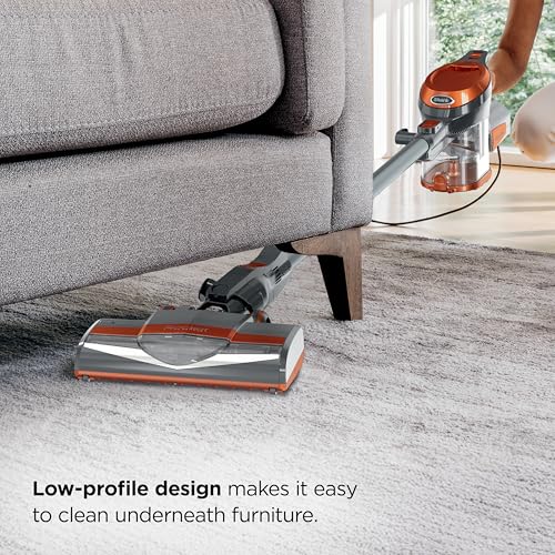 Shark Rocket Ultra-Light | Corded Stick Vacuum Cleaner for Carpet, Rugs & Hard Floors | Lightweight Hand Vacuum for Pet Hair & Upholstery | Swivel Steering | 2 Attachments | Gray/Orange | HV301 - style: Rocket Ultra-Light