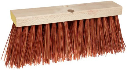 Weiler 70209 16" Block Size, Dyed Palmyra Fill, Hardwood Block, Street Broom, Made in the USA - size: 16", style: Dyed Palmyra