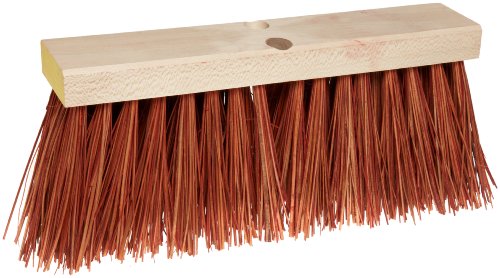 Weiler 70209 16" Block Size, Dyed Palmyra Fill, Hardwood Block, Street Broom, Made in the USA - size: 16", style: Dyed Palmyra