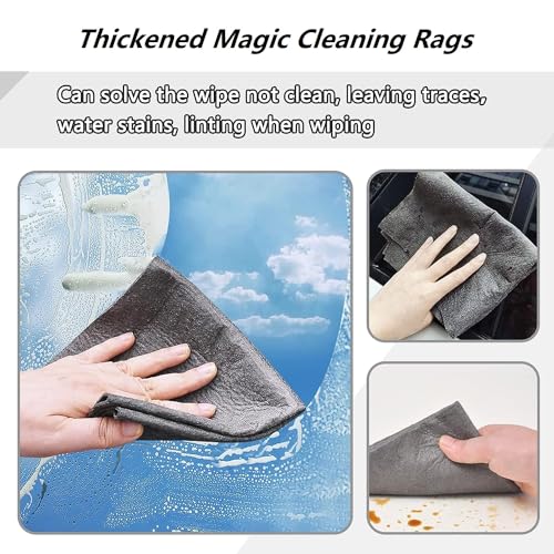 12″x15.5″ Thickened Magic Microfiber Cleaning Cloth - 6/Pack