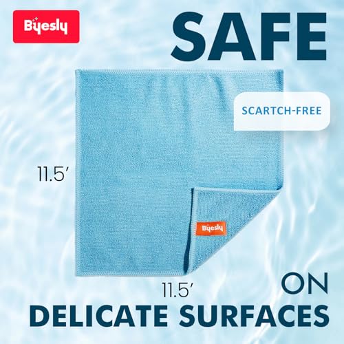 12-Pack Microfiber Cleaning Cloth, 11.5x11.5 Microfiber Towels for Cars, Dishes & House, for Detailers, Chefs & Efficient Home | Scratch-Free, Lint-Free, Ultra Absorbent(Blue/Green/Grey) - color: Green/Grey/Blue