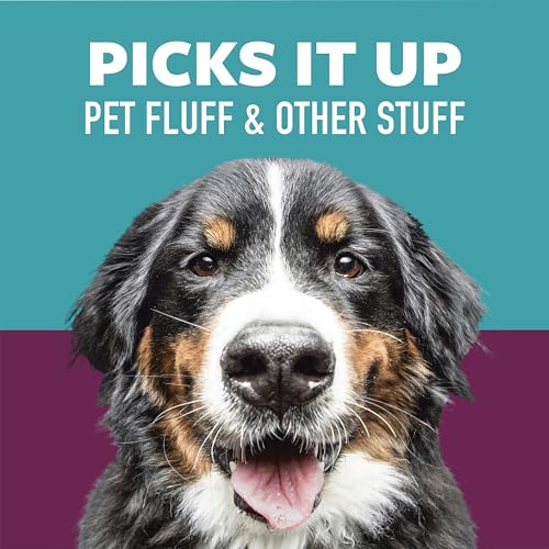 Scotch-Brite Pet Hair Pickup Extra Sticky Large Lint Roller, Designed for Removing Fur + Fluff on Couches, Clothes, Dog and Cat Beds, & More, 1 Pack, 60 Easy-Tear Adhesive Sheets Total - size: 1 Roller