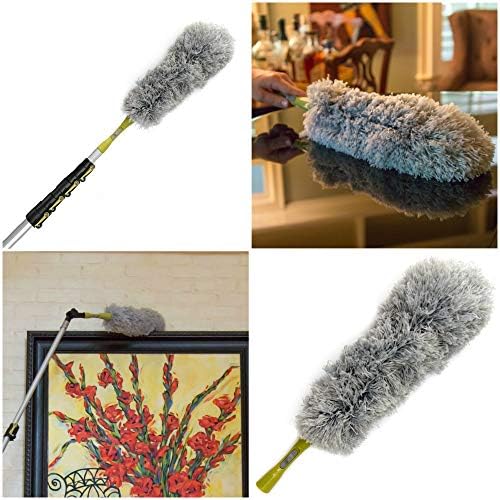 DOCAZOO DOCA Telescoping Pole 7-28 Ft - Extension Pole for Cleaning, Feather Duster, Window Washing Kit, Paint Roller, Window Squeegee - High Reach Extendable Kit for Indoor & Outdoor - Pole Only - size: 28 Ft, style: Pole Only