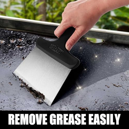 GRILLART Grill Scraper Griddle Cleaning Kit for Blackstone, Flat Top Grill Cleaning Kit (Griddle Scraper Only) - style: BSK-04