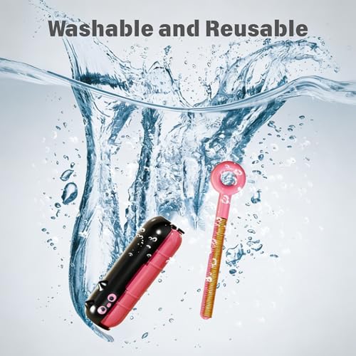 Reusable Mini Travel Lint-Roller, Extra Sticky Washable Lint Rollers for Pet Hair, Portable Lint-Remover for Clothes, Pet Hair Remover Sofa Carpet Car Purse Household (Black Pink Cat) - color: Black Pink Cat