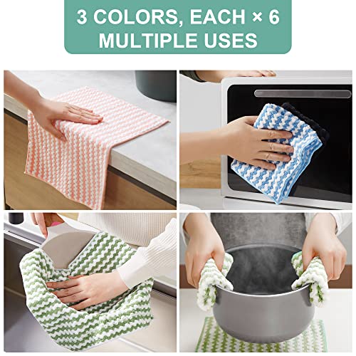 JOYMOOP Hands-Free Mop and Bucket with Wringer Set with Microfiber Cleaning Cloth, Househould Cleaning Tool of Floor Mop and Kitchen Towels
