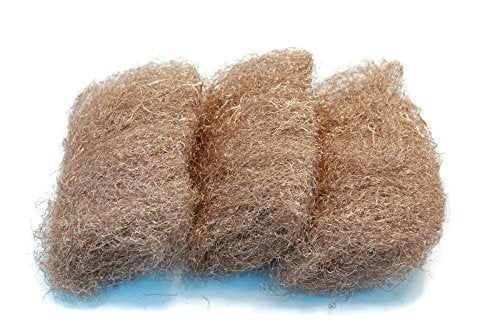 Rogue River Tools Bronze Wool Pads (3pc) - Coarse - style: Coarse