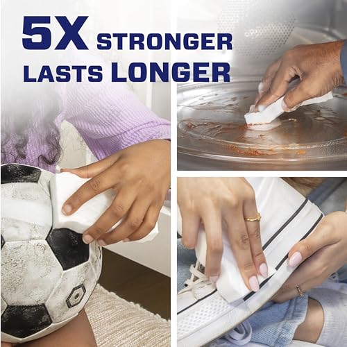 Mr. Clean Magic Eraser Sponge, All Purpose Cleaner, Cleaning Scrubber, Wall, Sneaker, Kitchen, Bathroom, Shower, Melamine Sponge, Pads, Extra Durable, 10ct