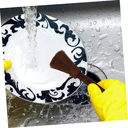 Palm Brush Kitchen Scrub Brush Stiff Bristles for Pots and Pans Cleaning Ergonomic Design for Comfortable to Hold Multipurpose Dish Scrubber for Kitchen Sink
