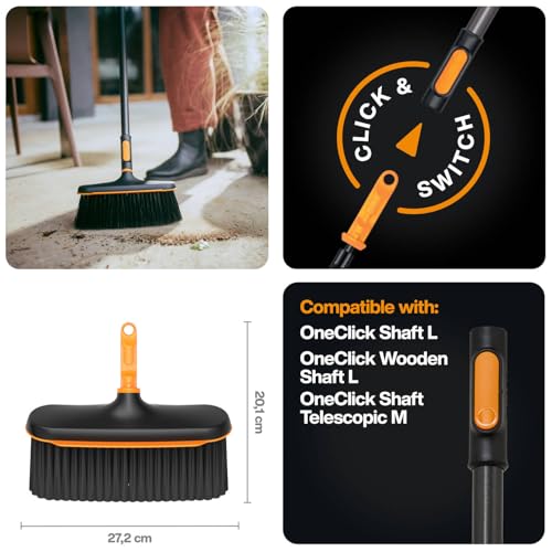 Fiskars OneClick Yard Broom