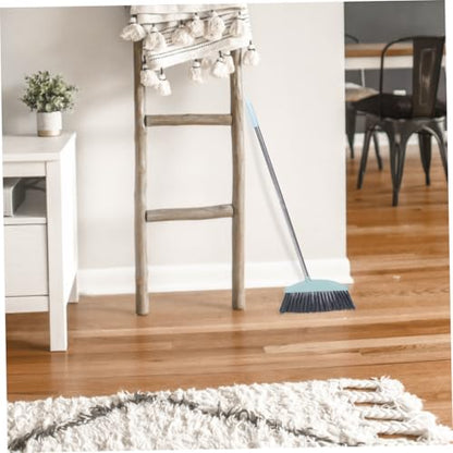 Cabilock Long Handle Household Broom Lightweight Family Cleaning Supply for Indoor Floors Hardwood and Furniture Safe Sweeping Tool for Home Use