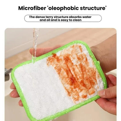 10Pcs Multipurpose Wire Dishwashing Rags for Wet and Dry, Double Layer Wire Cleaning Cloths for Sinks Pots Pans, Thick Non Scratch Dishcloth Scrubbing Pads Kitchen Supplies, Towel Cleaning