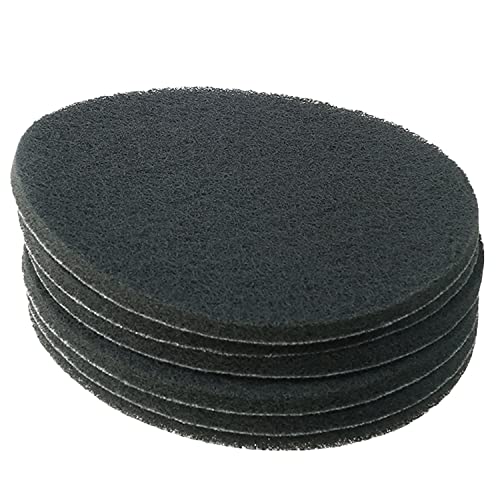 Auniwaig 1200-Grits 7 Inch Scrubber Scouring Pads Gray-Multipurpose, Drill Scuffing Disc Hoop and Loop Surface Conditioning Disc 6pcs - size: 1200# 6pcs