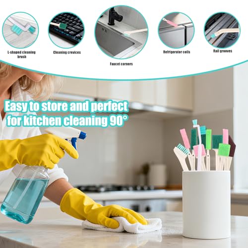 13pcs Humidifier Cleaning Brush Set, Mini Detail Cleaning Brushes Small Cleaner Kit Tool for Household Humidifiers Keyboards Tiles Bottles & Tight Spaces