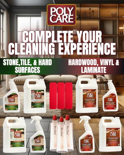 Hardwood Floor Cleaner Concentrate Premium Multi-Surface Spray Mop - Three Machine Washable Microfiber Cleaning Pads - for Hardwood, Stone, Tile, Laminate and Vinyl LVT/LVP Floors