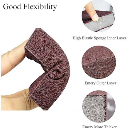 Mineral Sponge, Carborundum Sponges, Mineral Sponge No Smell Kitchen Scrubber Non Scratch Odor Free Durable Sponges Cleaning Tool (3)