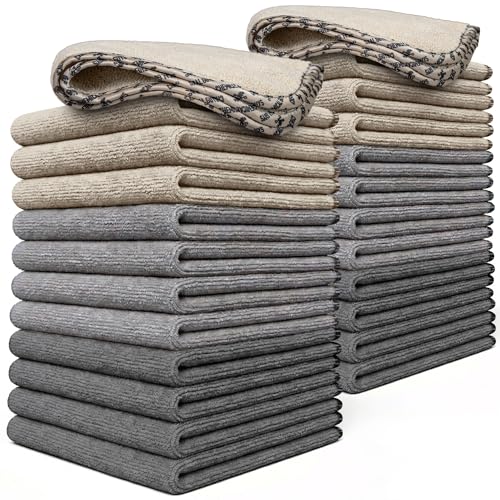 Chemical Guys AllSwipe Multi-Purpose Microfiber Towels for Cars Microfiber Cleaning Cloth Multi Color Drying Towels Car Detailing for Wash Interior and Glass, 14 x 12 Inch - 24 Pack - size: 24 Pack