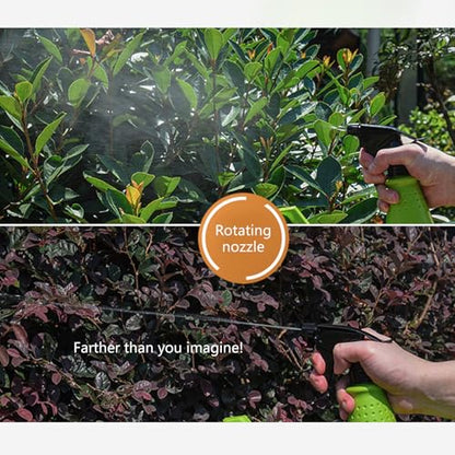 Adjustable Pressure Bottle with Nozzle Heavy Duty Construction & Compact Size for Garden Garden Sprayed Bottle - color: Brown
