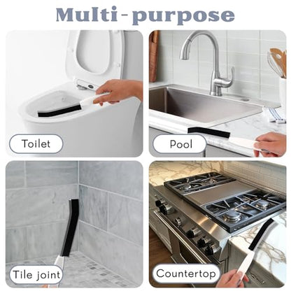 Crevice Cleaning Brush, 3Pcs Multifunctional Gap Brush for Home, Kitchen, Bathroom, Window Track