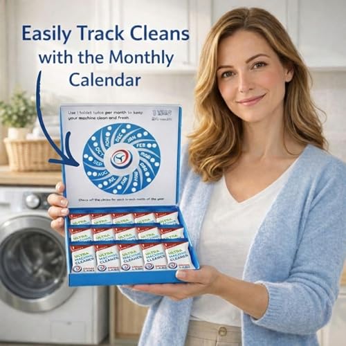 Washing Machine Cleaner Ultra – Pet Owners Edition | Deep Cleaning & Freshening | Removes Odors & Residue from Pet Laundry | Front & Top Load Washers HE Supported | 24 Tablets 1 Year Supply GRIME LABS - style: ULTRA Washing Machine Pet Owners