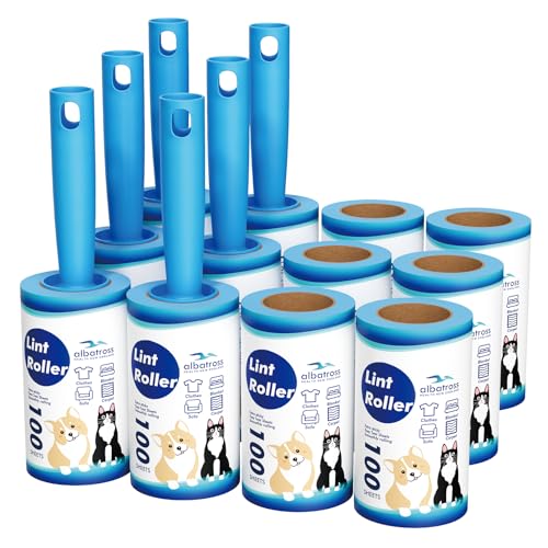 Lint Rollers for Pet Hair Extra Sticky, 1200 Sheets Mega Value Set Lint Rollers for Pet Hair Removal, Dog and Cat Lint Remover for Clothes, Furniture, Carpet - size: 1200 Sheets