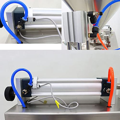 INTBUYING Automatic Paste Liquid Filling Machine for Shampoo Oil Water Perfume 30-300ml One Nozzle with Stand