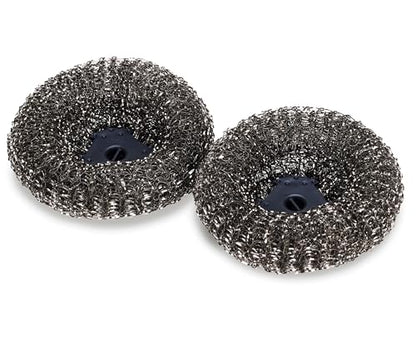 Joseph Joseph SinkTech Stainless Steel Scourer for Stubborn Stains, Replacement Heads - Pack of 2 - style: Replacement Scourers