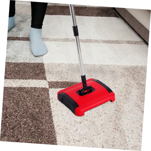 Unomor Multipurpose Hand Push Sweeper Wet Dry Vacuum Carpet Mop Hard Floor Sweeper Rubbish Vacuum Broom for Home Use