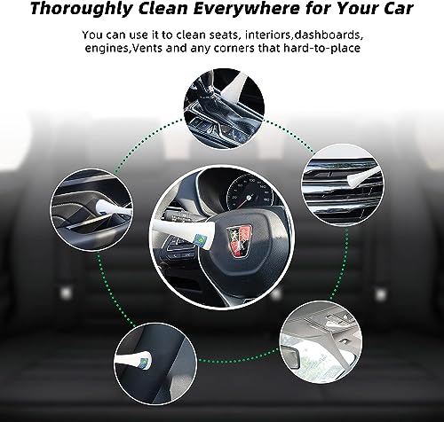 GOCCIDA Tornado Dry Cleaning Gun Detailing Interior Dryer Air Blow Gun,Car Detailing Kit Interior Cleaner,Car Detailing Tools for Car Quickly Blasts Dirt and Dust Works with Air Compressor - style: High Pressure Automotive Dryer Blow Gun