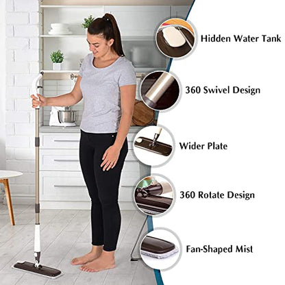 New Magic Microfiber-Concealed Water Tank Spray Mop