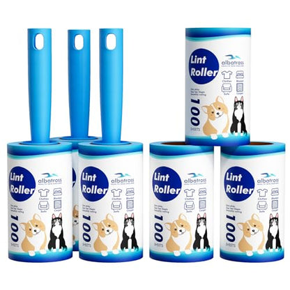Lint Rollers for Pet Hair Extra Sticky, 600 Sheets Mega Value Set Lint Rollers for Pet Hair Removal, Dog and Cat Lint Remover for Clothes, Furniture, Carpet - size: 600 Sheets Standard