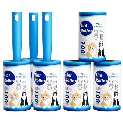 Lint Rollers for Pet Hair Extra Sticky, 600 Sheets Mega Value Set Lint Rollers for Pet Hair Removal, Dog and Cat Lint Remover for Clothes, Furniture, Carpet - size: 600 Sheets Standard