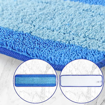 8 Pack Mop Pads Replacement for Bona Family of Mops, Washable & Reusable Microfiber Cleaning Pad for Hardwood and Multi-Surface (3 Deep Clean Pads + 3 Microfiber Cleaning Pads + 2 Dusting Pads) | Washable & Reusable Cleaning Pad for Hardwood and Multi-Sur