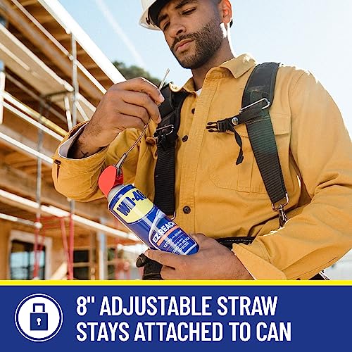 WD-40 Original Formula, Multi-Use Product, EZ-Reach Flexible Straw, 14.4 OZ [Twin-Pack] - style: Flexible Straw