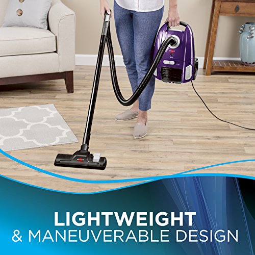 Bissell Zing Lightweight, Bagged Canister Vacuum, Purple, 2154A - style: Zing Canister Purple
