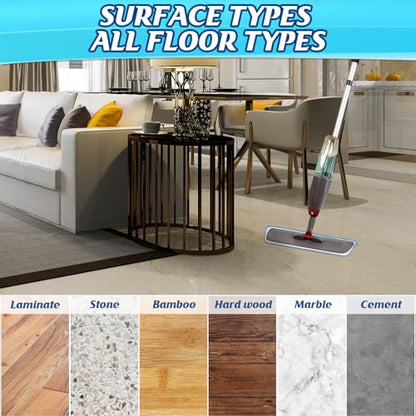 100 Pack Microfiber Mop Pads Machine Washable Cleaning Flat Mop Head Replacement Reusable Household Pads for Hardwood and Hard Surface Floor Cleaning and Scrubbing