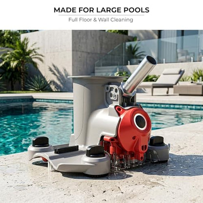 VOLTERA 120 Cordless Pool Vacuum – Rechargeable Pro Performance Wall & Floor Cleaner for Large Pools, PowerBlade™ Technology, Full Coverage Cleaning & Extended Runtime - size: EV120