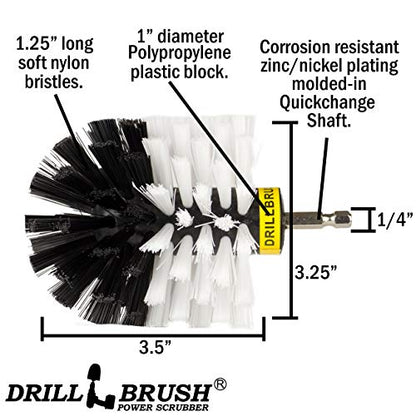 Professional Car Detailing Tools - Wheel & Tire Cleaning Brush - Car Accessories - color: Automotive Soft-white