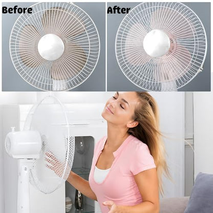 Fan Cleaner Brush Bendable Fans Duster Reusable Dust Remover Plastic Dust Cleaner Flexible Microfiber Head Ceiling Brush for Fans Air Conditioning Home Car Vents Curtain Box Fan Shutters, 3 Pcs